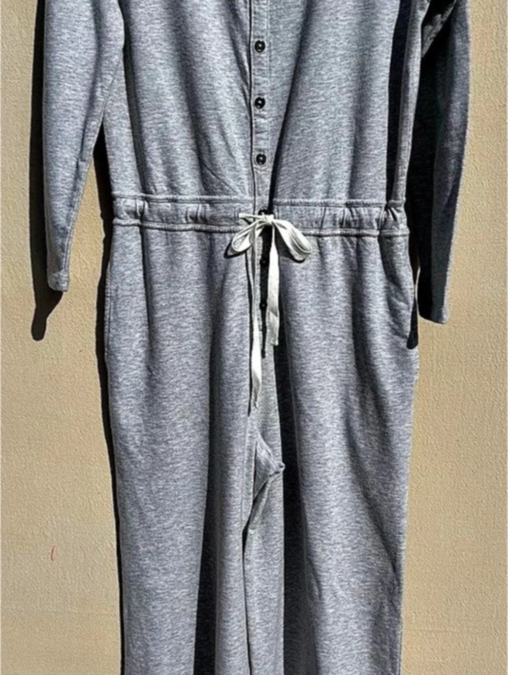 Vuori Lux Henley Jumpsuit Gray